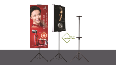 standee chữ thập tăng giảm