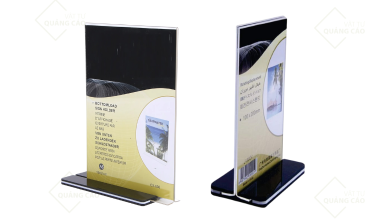 avt standee menu để bàn